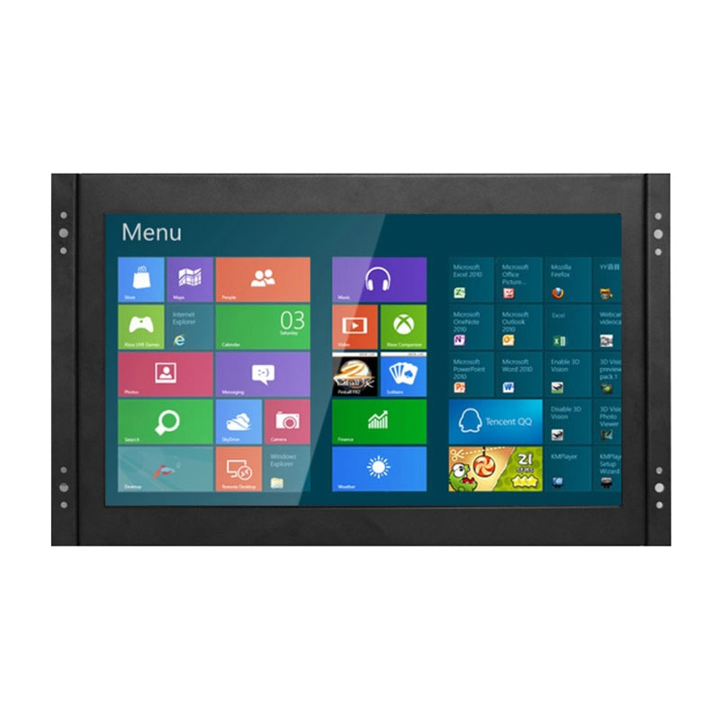 HDMI संग धातु केस Lcd मनिटर